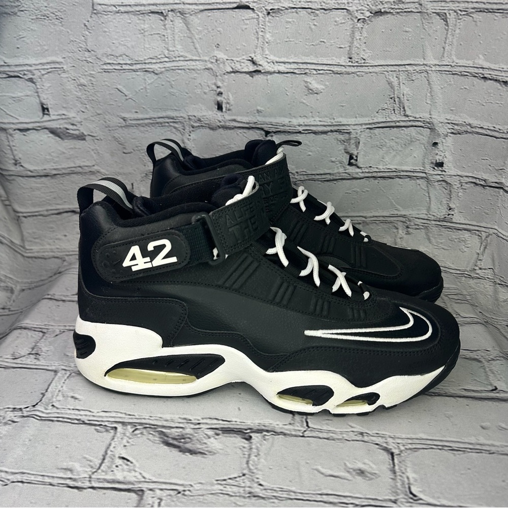 Nike Air Griffey Max 1 “Jackie Robinson” Black White Men's Sneakers Size 12